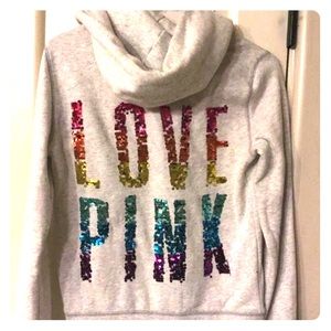 Size small bling hoodie size small almost new